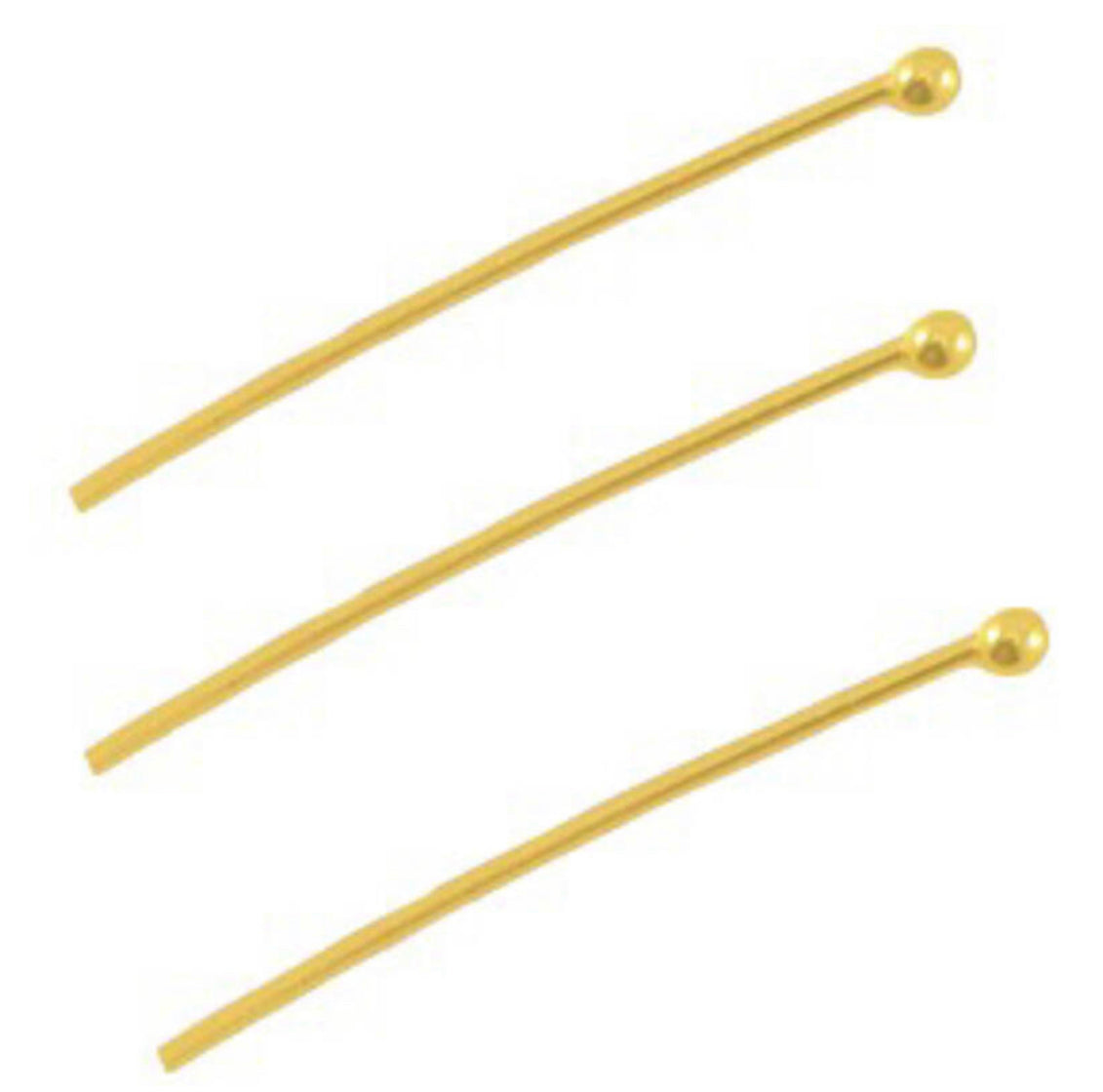 headpins gold 20pcs