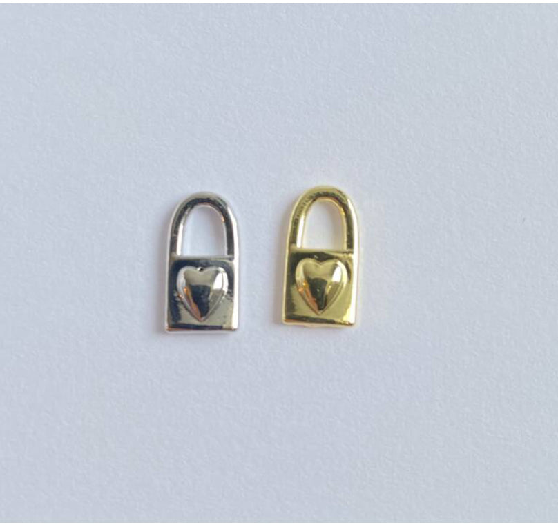 heart lock charm