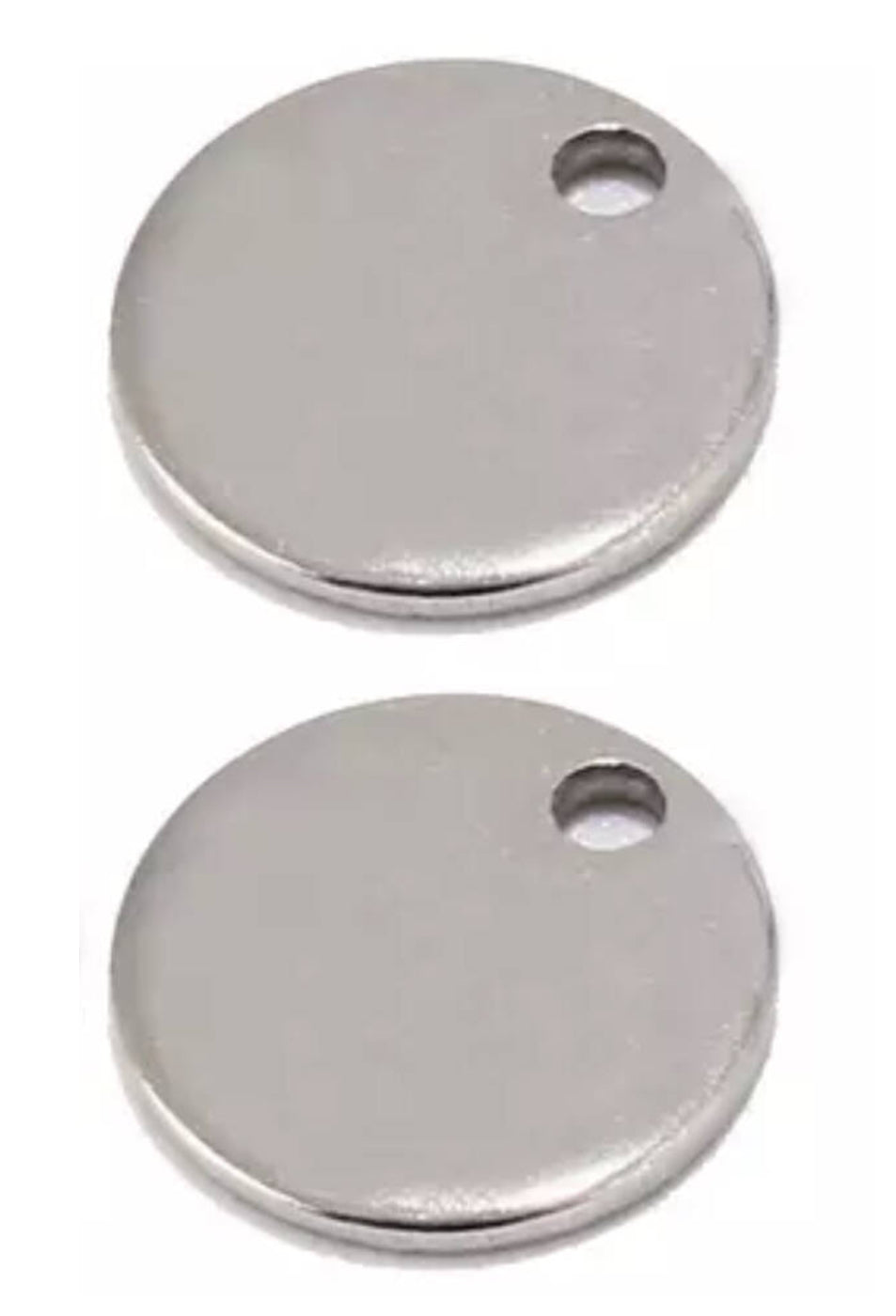 blank dq coins silver 8mm