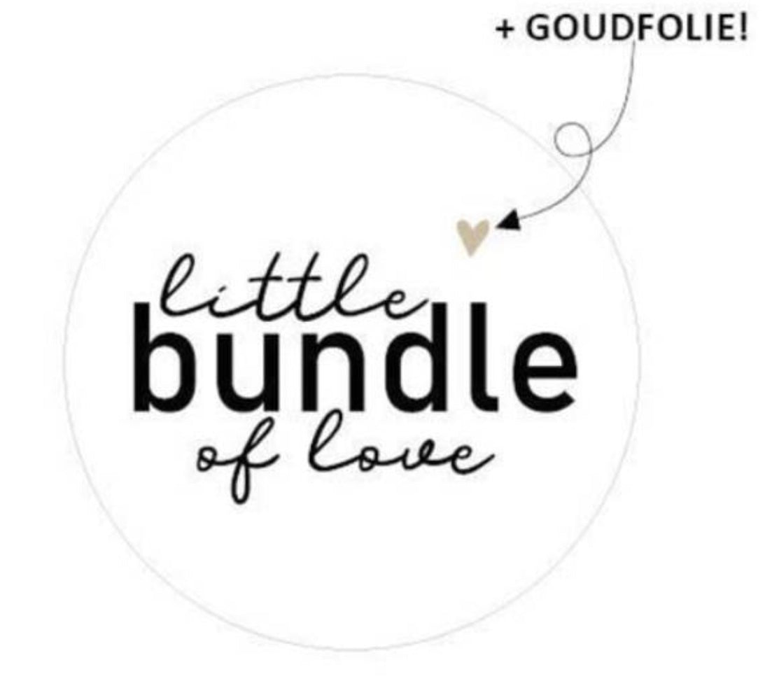 little bundle of love stickers 10pcs