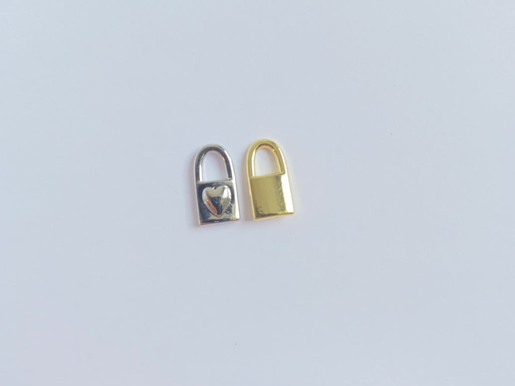 heart lock charm