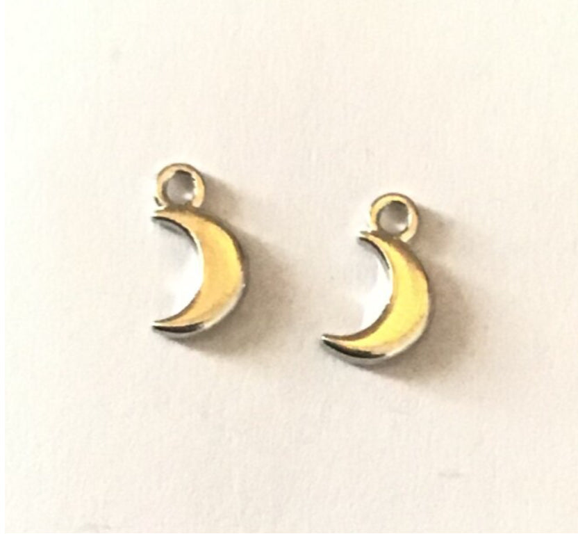 moon charms stainless steel