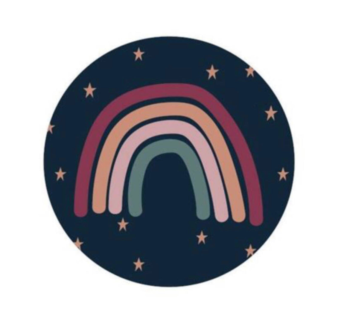 full color rainbow stickers 10pcs