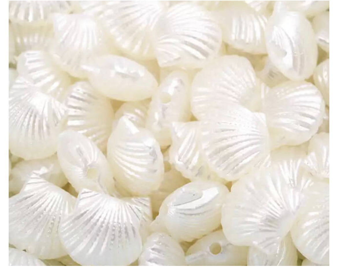 pearl shell beads 5pcs