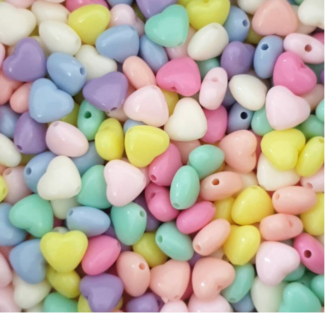 pastel hearts per 5