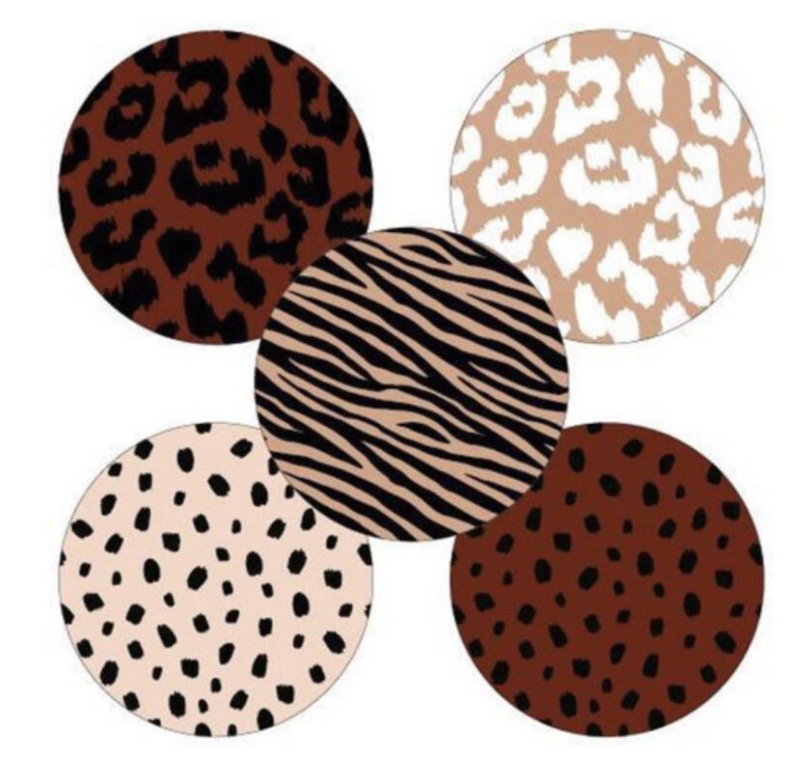 wild life stickers 10pcs