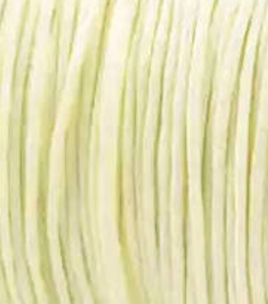 pastel yellow wax cord 1m