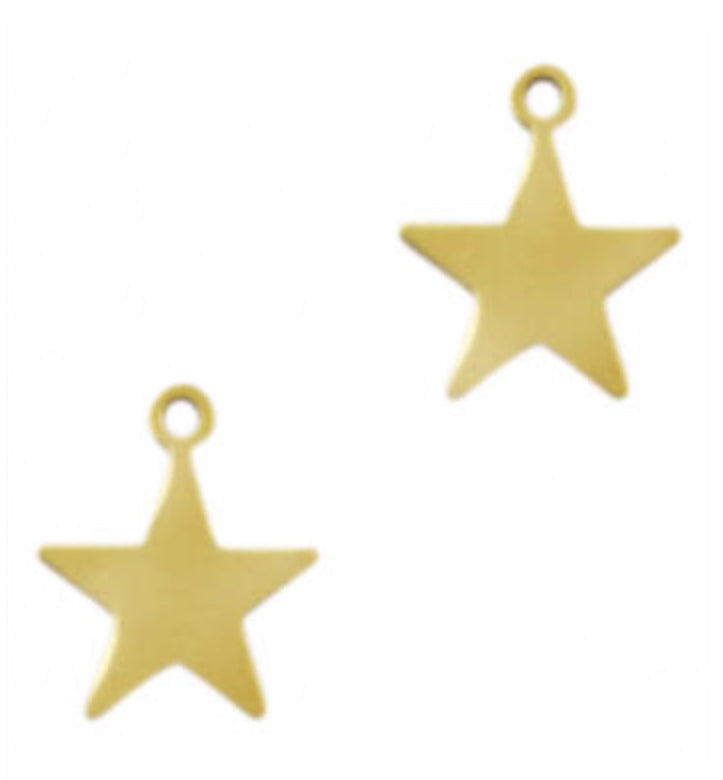 stainless steel star charm 1st