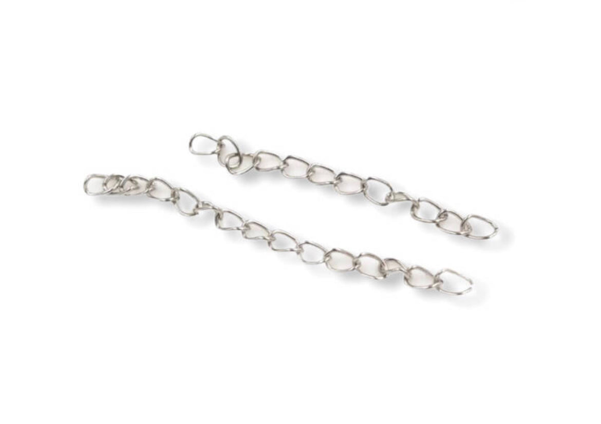 silver extension chains