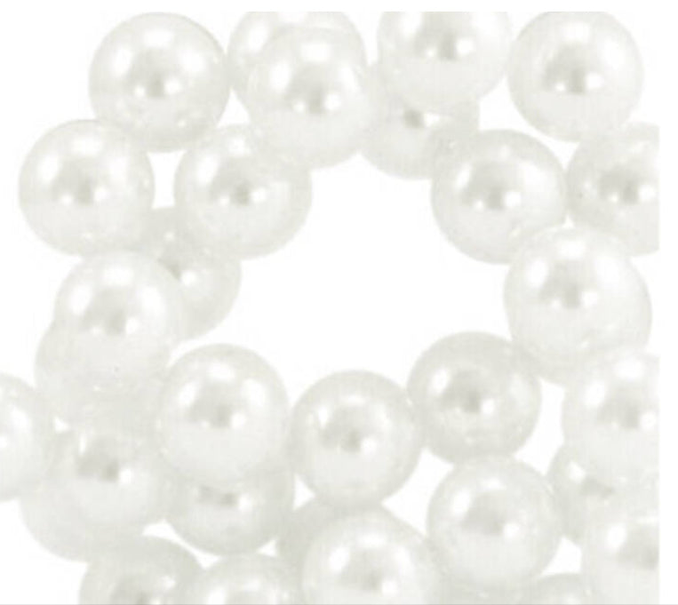 Pearls white 4mm 200pcs