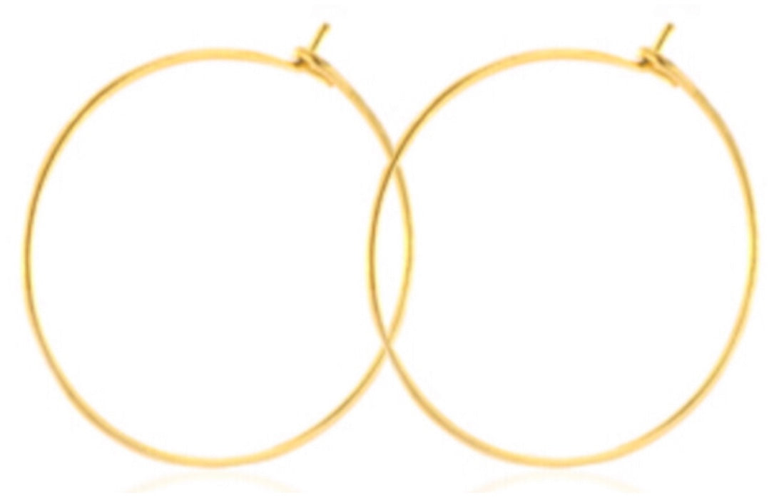25mm gold hoops