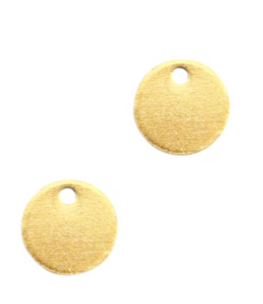 blank dq coins gold 8mm