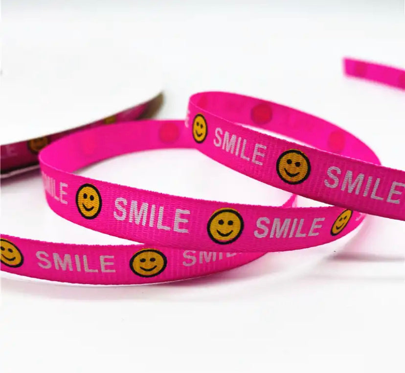 smile lint fel roze 1m