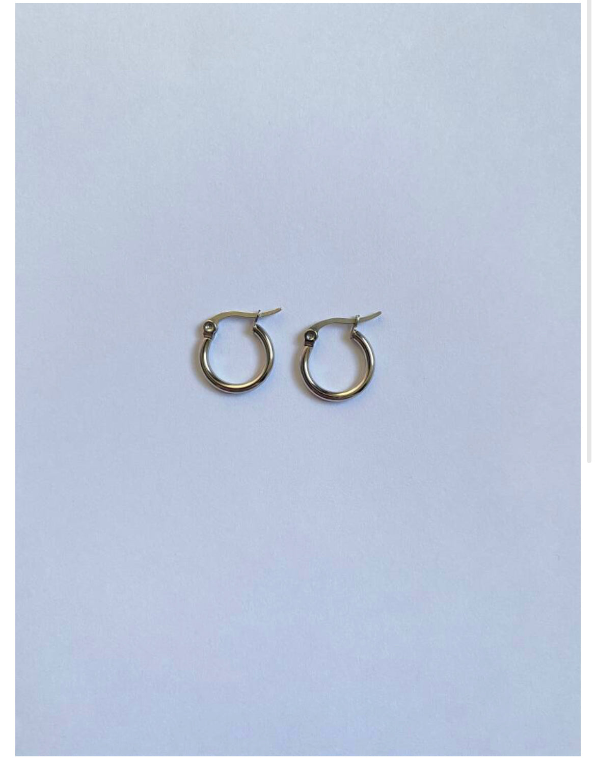 15mm hoops zilver