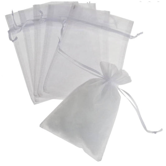 organza zakjes wit 5st